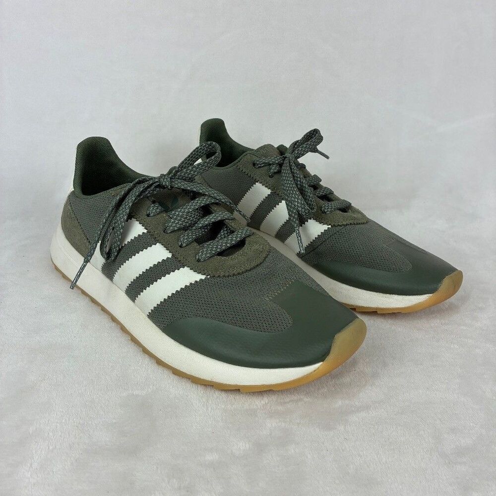 Adidas Originals Flashback Sneakers Olive Green Women’s US 10.5 Gorpcore Retro